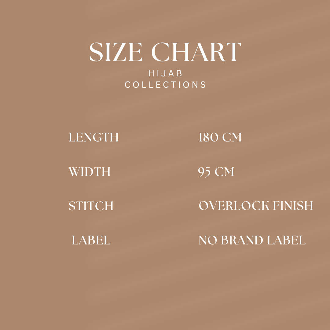 Grote rekbare hijab van jersey