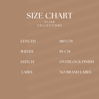 Grote rekbare hijab van jersey